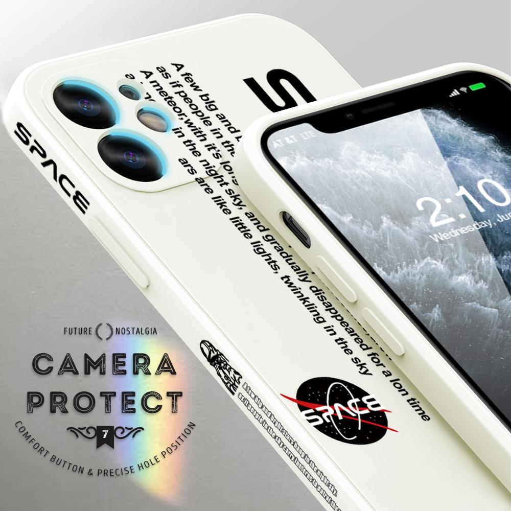 Стильный чехол для телефона с астронавтом для Redmi Xiaomi POCO Note 10 Pro 9 9A 9T 10C 8 7 11 Lite 5G X3 M3 с квадратным краем, мягкая полная защита камеры, мягкий чехол из ТПУ