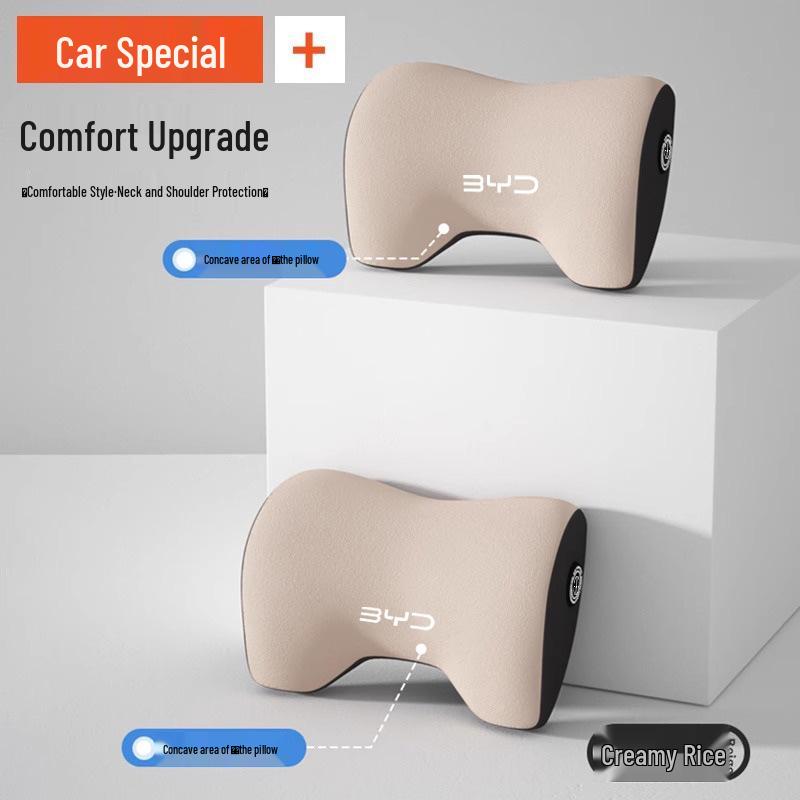 Подушка для подголовника и поясничной поддержки автомобильного сиденья BYD для Qinplus/Songpro/Seagull/Seal/Han