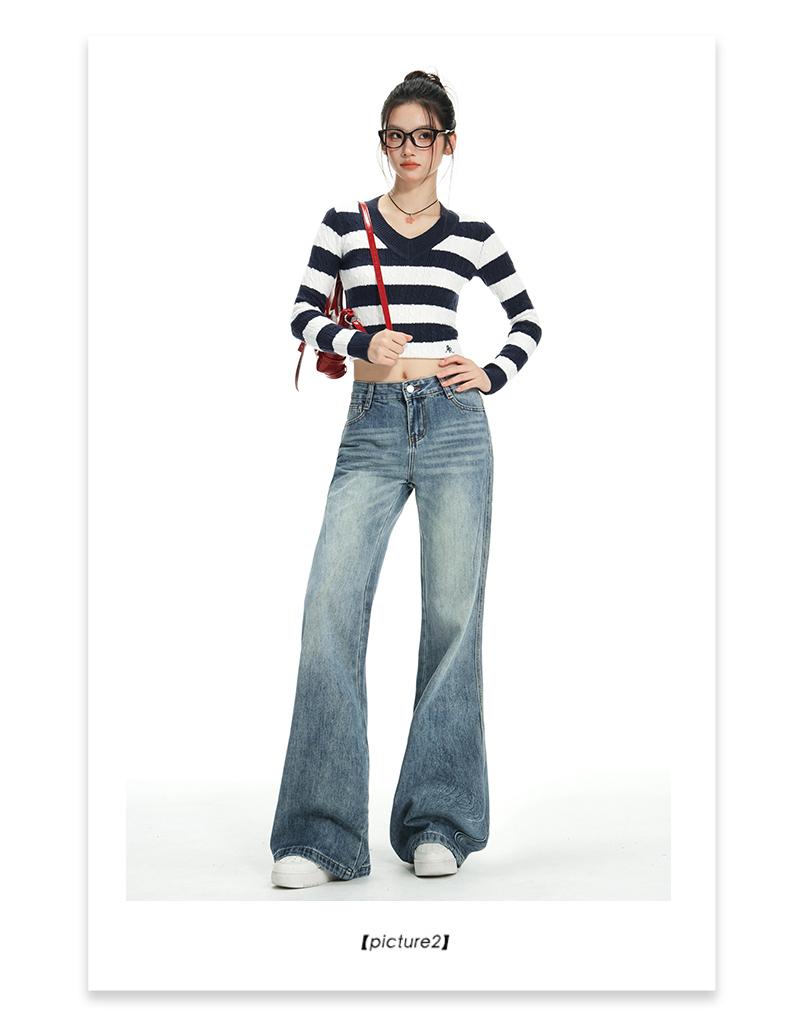 Romon Spring and Autumn Women's Jeans