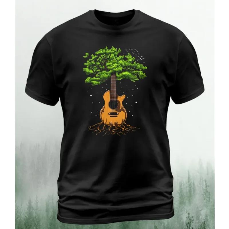 Винтажные футболки с 3D-принтом в виде дерева, свободные, оверсайз, модные, спортивные топы, уличные, повседневные мужские футболки