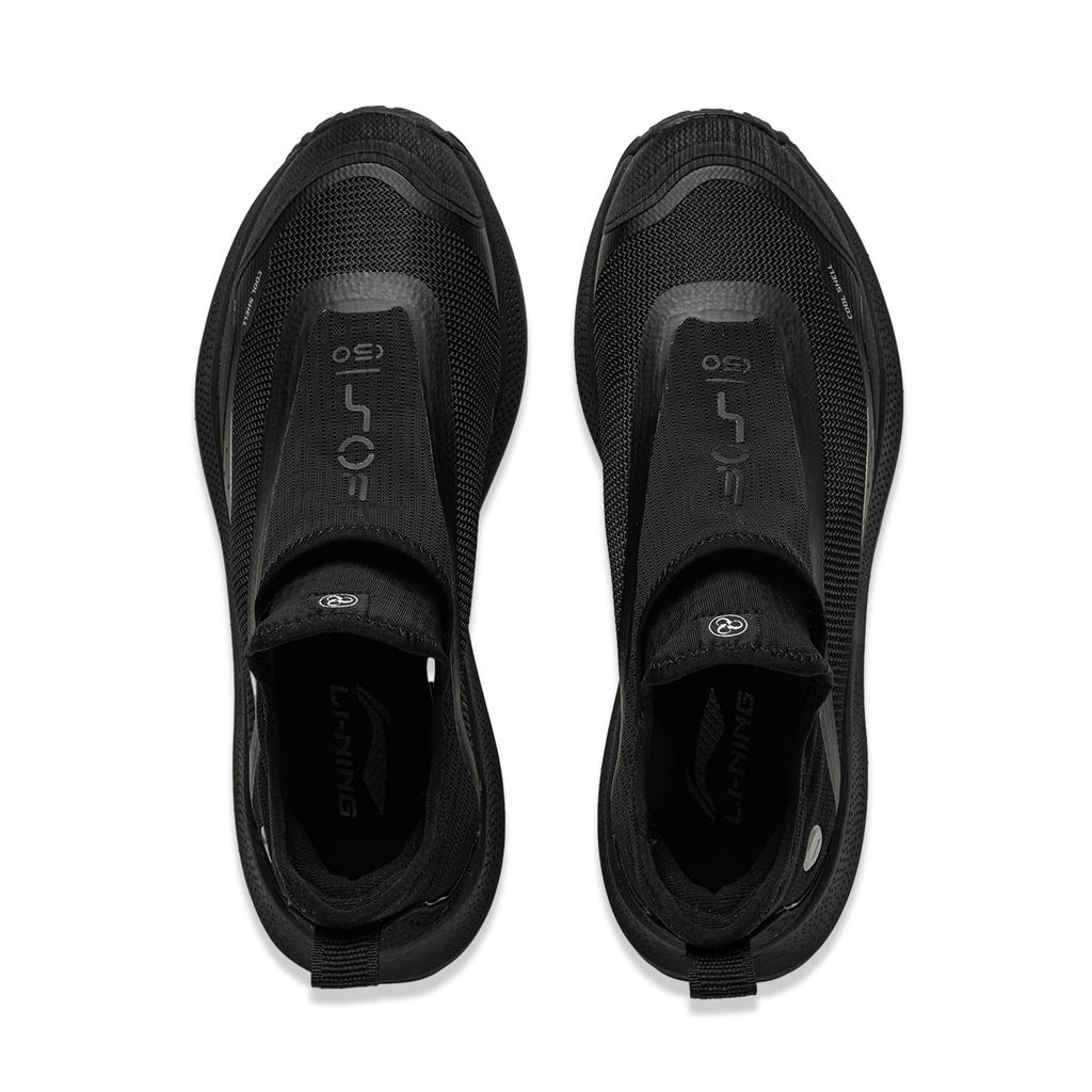 Li Ning SOFT GO Текстиль, Синтетическая кожа Нескользящая Устойчивая к истиранию Низкие Повседневная Обувь Мужская Черный AGLU105-1