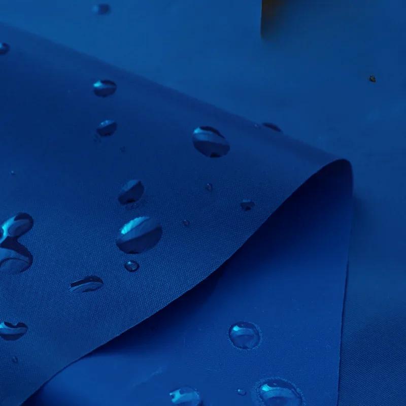 Плотная водонепроницаемая ткань на метры для пошива плащей, пальто, простой тонкой скатерти, текстиль, мягкий, удобный, черный, синий