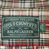 POLO COUNTRY 80-е 90-е Старая клетка Рубашка с длинным рукавом на пуговицах Ralph Lauren Мужская Б/У