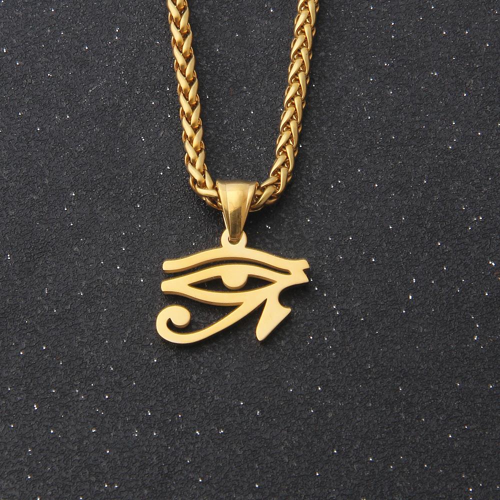 Скандинавская мифология викингов цепь ожерелье кулон и цепь глаз Ра символ защиты