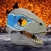 Cosplay Props Dinosaur Headgear Open Mouth Dragon Headwear Lifelike Raptor Dino Mask  Gifts