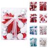 30pcs Christmas Balls Set Xmas Tree Ornaments Baubles Birthday Party Wedding Event Decor Supplies