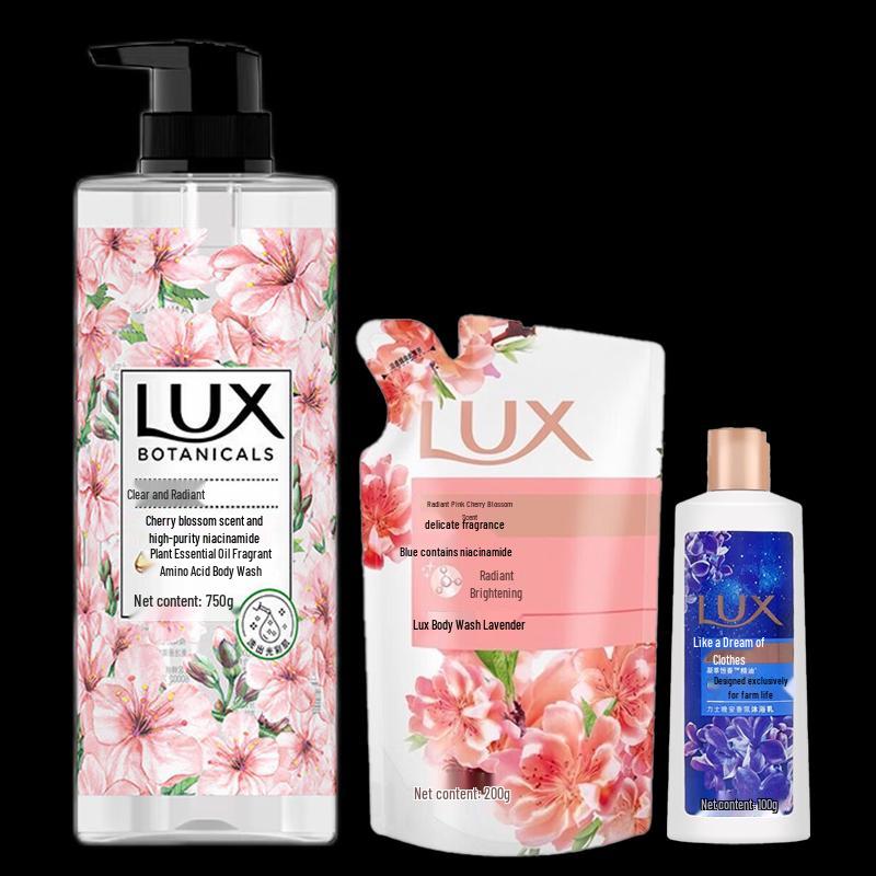 LUX Cherry Blossom Scented Shower Gel Set