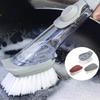Кухонная щетка для чистки 2 в 1 с длинной ручкой, щетка для чистки со съемной щеткой, губкой, дозатором, щеткой для мытья посуды, кухонные принадлежности