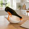 Goose Wine Holder Bottle Holder, 3D Printed Rack, Countertop Display Stand for Home Office Bars, Decorative Gift Lovers Practical