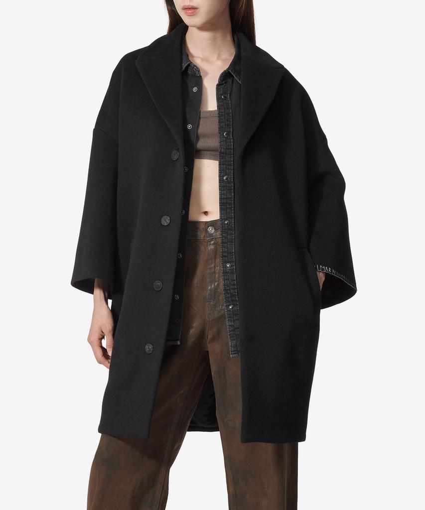 Marni Oversized Wide Sleeve Coat - Black / Cpma0238Suutwa2200N99