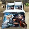 Игровой комплект постельного белья с принтом FINAL FANTASY изысканный набор постельных принадлежностей пододеяльник набор одеяло набор постельного белья роскошный подарок на день рождения