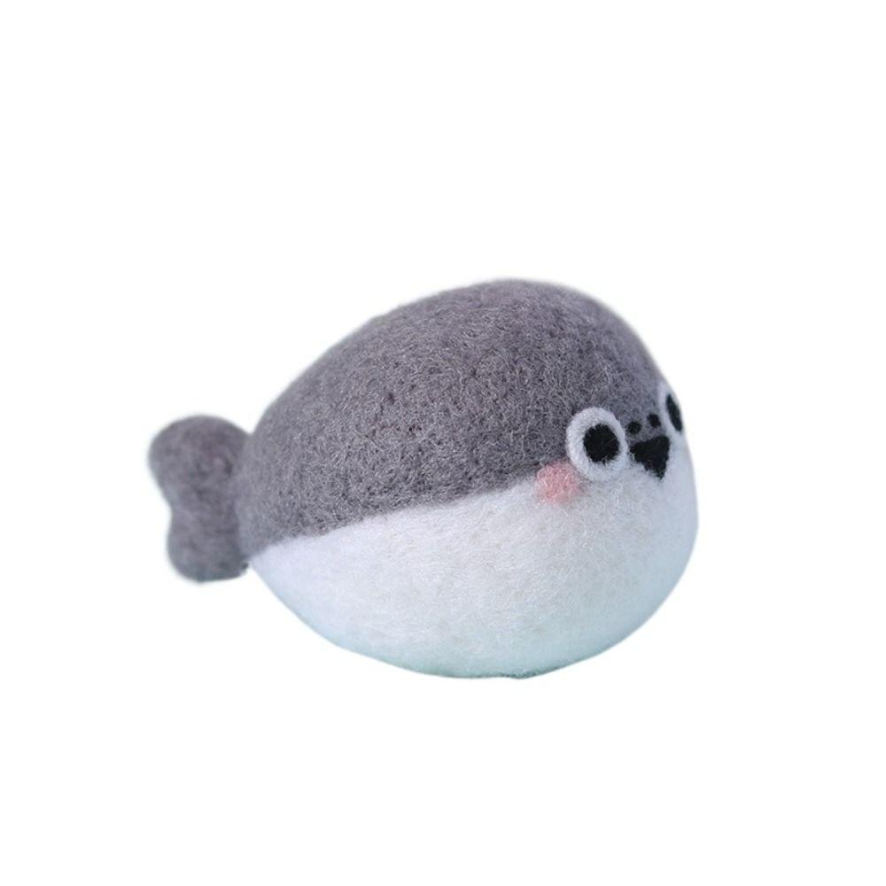 DIY Animal Felting Kit Handmade Wool Felt Gift Pendant Water Lazy Wool Felt Beginner