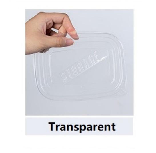 Шесть прямоугольных пластиковых контейнеров для еды объемом 709 миллилитров с цветными КРЫШКАМИ, ланч-боксы, подходят для хранения фруктов и еды