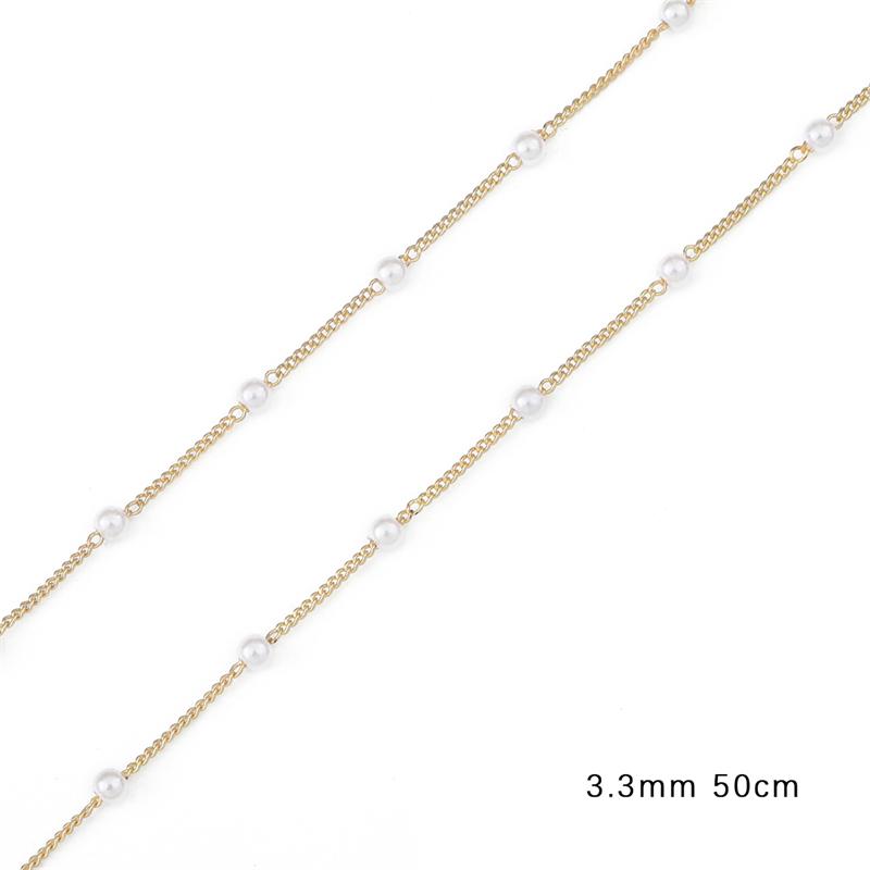 50 см медная цепочка на руку, подвеска для DIY ожерелья, браслета, аксессуары для изготовления ювелирных изделий, принадлежности ручной работы