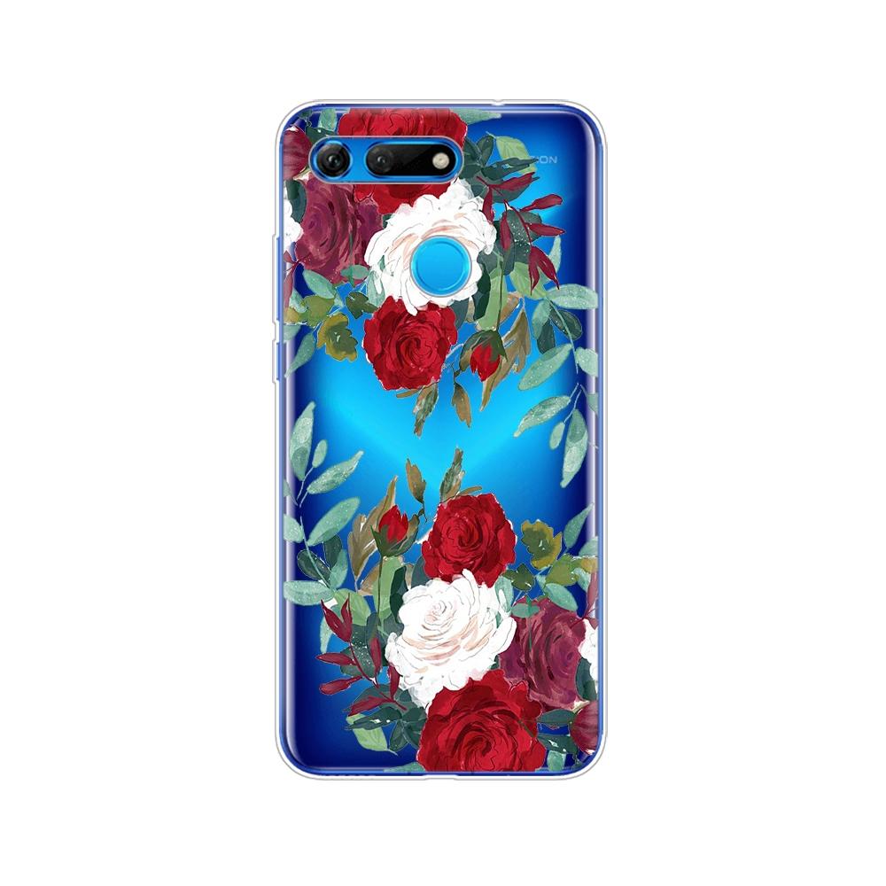 Чехол для Huawei Honor View 20 V20 Чехол TPU Funda Мягкий силиконовый чехол для Honor V20 Capa Cover Full 360 Защитная оболочка
