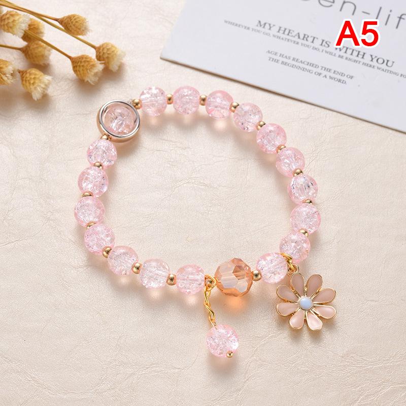 Корейские цветы ромашки браслеты Богемный цветной пластиковый бисер