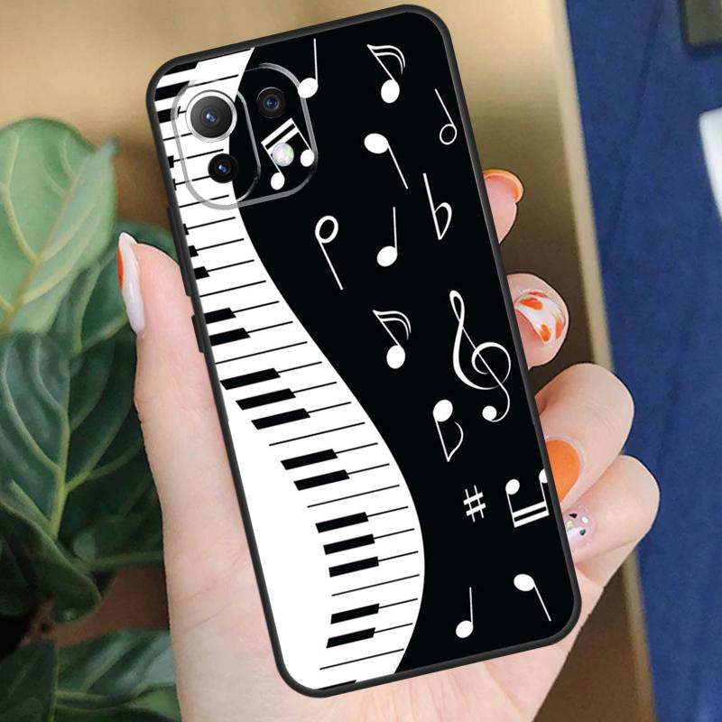 Чехол для скрипки и пианино для Xiaomi 15 14 Ultra 13T 14T 15T Pro 17 Pro Max POCO F8 F7 F5 F6 X5 X6 X7 Pro Чехол