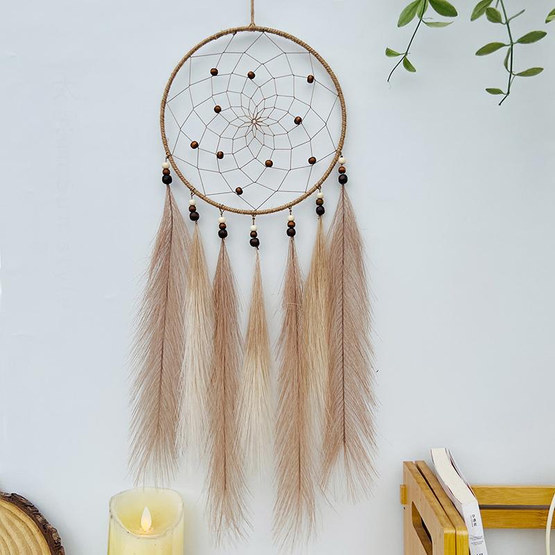 Ловец снов Подвесные украшения для спальни Украшения для гостиной Креативные ручные плетеные колокольчики Настенная подвеска Подарки для праздничных вечеринок