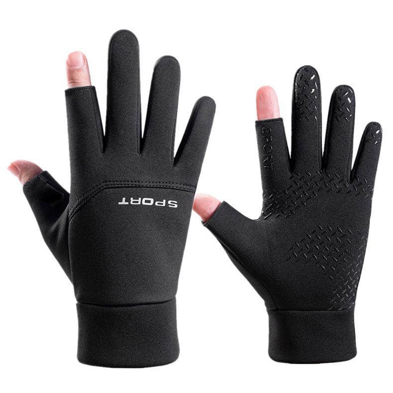 Outdoor Warm Gloves Cycling In Autumn and Winter Windproof Waterproof All Finger Skiing Cold and Non Slip Touch Screen Gloves