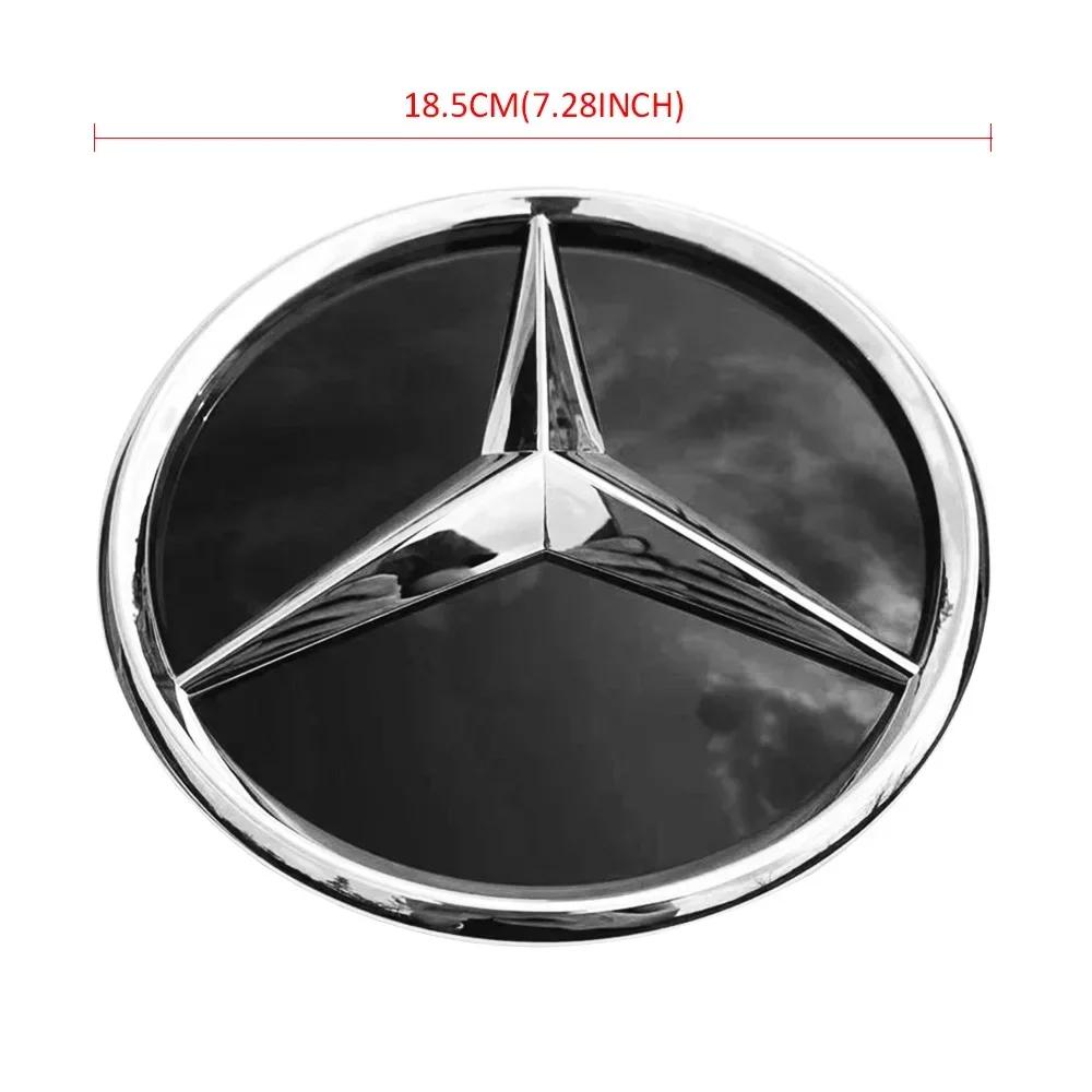 1pcs front grille star logo badge mirror emblem 3D ABS logo for Mercedes-Benz W205 W176 W212 W218 C117 CLA GLA CLS GLC class