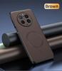 Чехол для Huawei Mate 50 Pro Магнитная кожаная накладка-щиток для Huawei Mate 50 Pro Высококачественный Не оставляющий отпечатков пальцев Нескользящий ПК+ТПУ