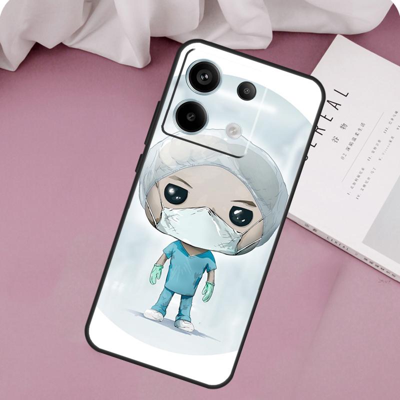 Медицина Врач Медсестра Чехол Для Xiaomi Redmi Note 14 13 12 11 10 9 15 Pro Plus Redmi 15C 14C 10C 12C 13C 15 Обложка