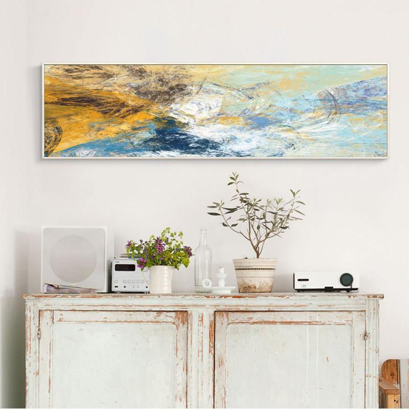 Современная абстрактная картина маслом на холсте, постеры и принты, настенная живопись, абстрактная линия, картина для декора гостиной, без рамки