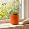 Planters for Balcony Decor 3D Printed Planter Small Good Vibes Only Flower Pot Niche Style Planter Cute Cactus Plant Container Desktop Home