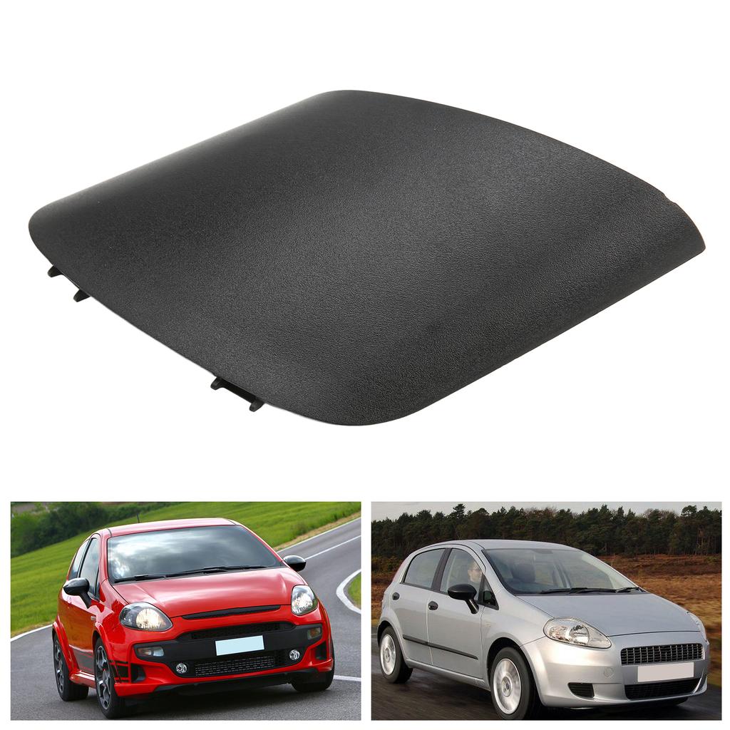 Крышка зеркала заднего вида автомобиля черная 735539385 Замена для Fiat Grande Punto 2005‑2012 гг.