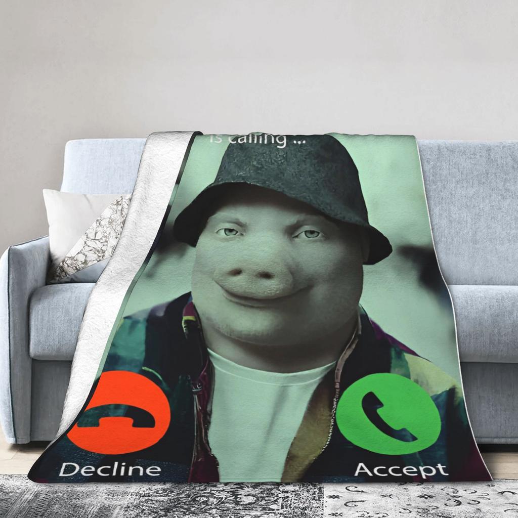 Фланелевые одеяла с мемом про Джона Порка Зимнее Супермягкое Одеяло-накидка для Мальчика Девочки Домашний Декор Принт Покрывало для Кровати Покрывало для Дивана