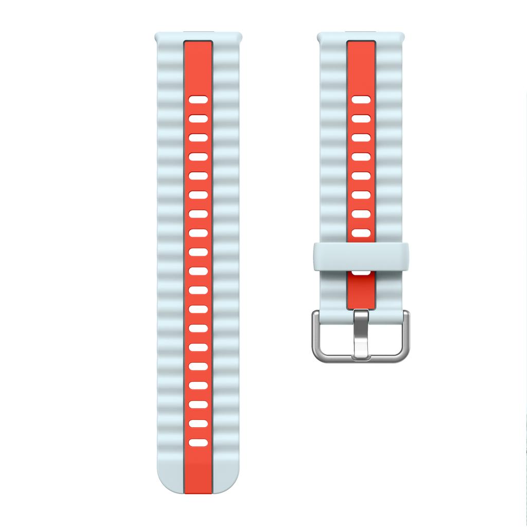 KALEBOL Silicone Band for Huawei Watch Fit 4 Pro/Fit 4/Fit 3 Dual Color Replacement Watch Strap