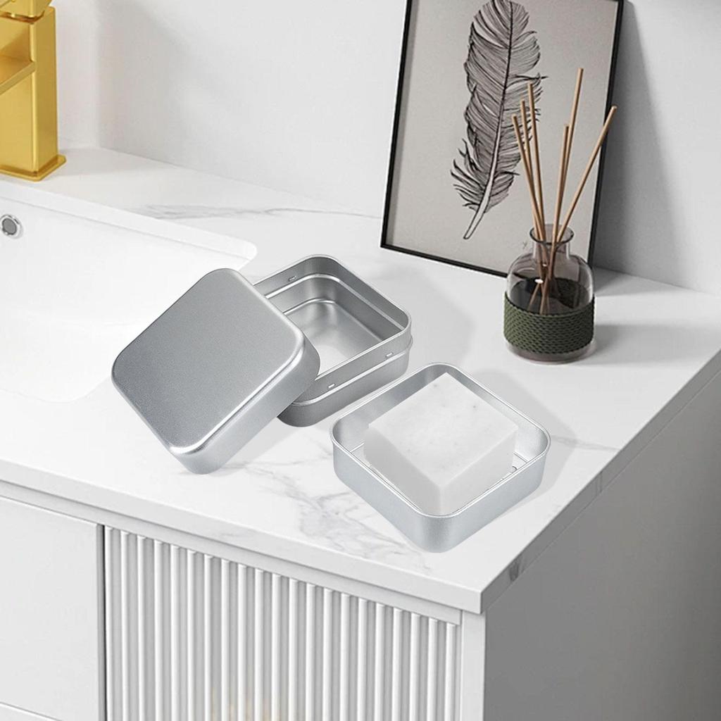 Portable Soap Dish, Reliable Protection, Heavy-duty Organizer, Tin Can for Home, Picnic,