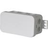F-Tronic 7340141 Boîte de dérivation (L x l x H) 75 x 37 x 40 mm gris clair IP54 10 pc(s)