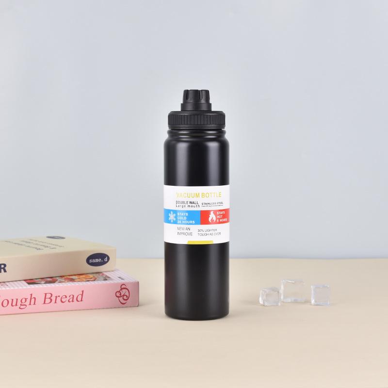 Вакуумная чашка из нержавеющей стали 304, большая емкость, спортивный чайник для разделения чая, уличный портативный портативный космический горшок