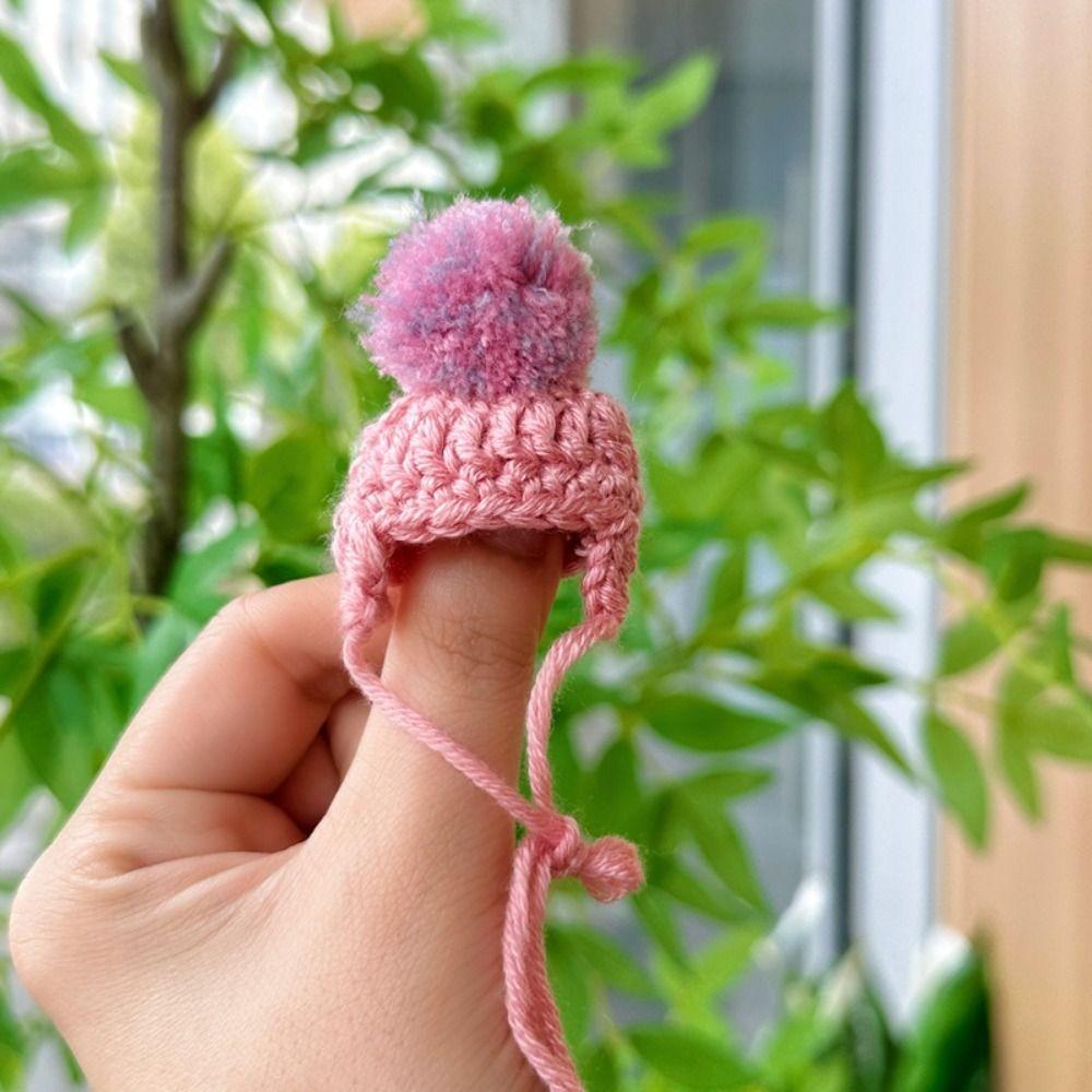 Candy Color Cotton Doll Knitted Hat Fashion DIY Knitted Skirt for 10~15cm Cotton Dolls