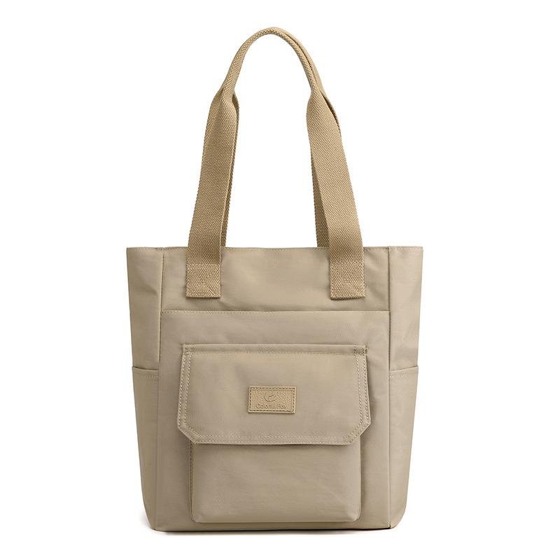 Сумка-тоут женская большой вместимости модная трендовая сумочка с принтом нейлоновая брызгозащищенная сумка на плечо