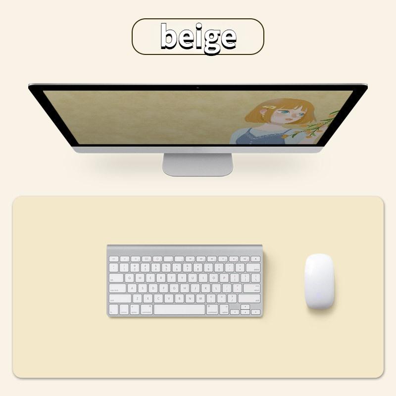 Защитный коврик для офисного стола больших размеров, водонепроницаемый коврик для мыши из искусственной кожи, настольная клавиатура, игровой коврик для мыши, аксессуары для ПК