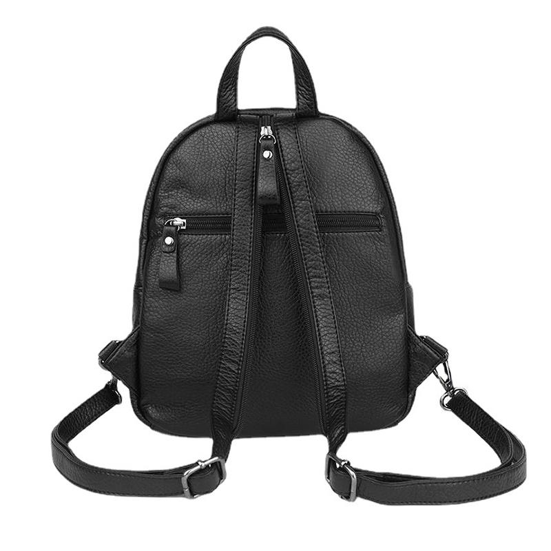 Anti-Theft Soft Pu Leather Backpack Women Vintage Shoulder Bag Ladies Mini Travel Backpack School Bags Girls