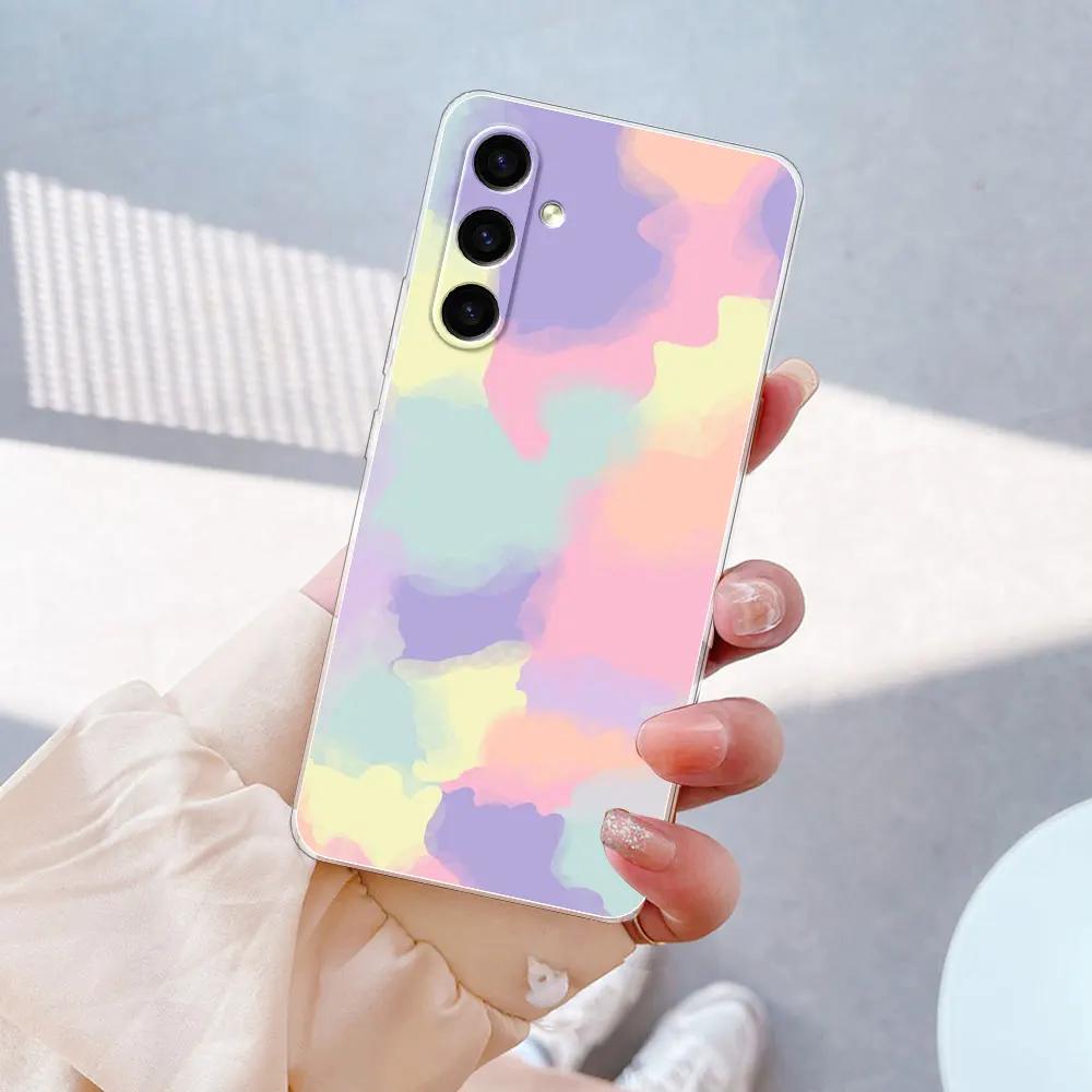 Для Samsung A15 SM-A155F Чехол Силиконовые Мягкие Чехлы для Телефона Для Samsung A15 5G SM-A156B Прозрачный Чехол Для Samsung Galaxy A15 Fundas