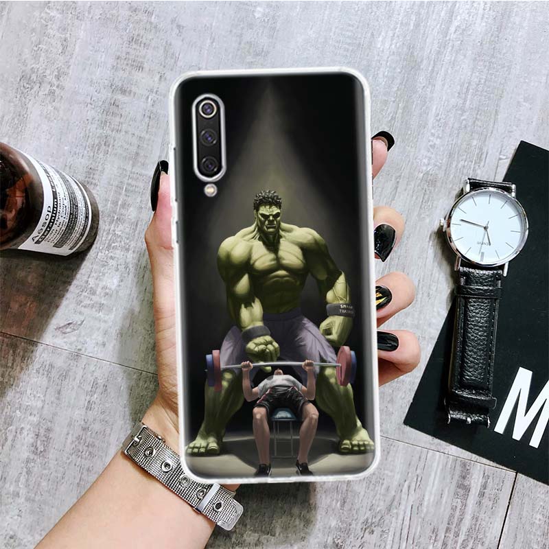 Чехол для телефона для бодибилдинга, тренажерного зала и фитнеса для Xiaomi Redmi Note 10 9 8 11 Pro 11T 11S 10S 9S 9A 9C 9T 8T 8A 7 7A 5 с художественным рисунком