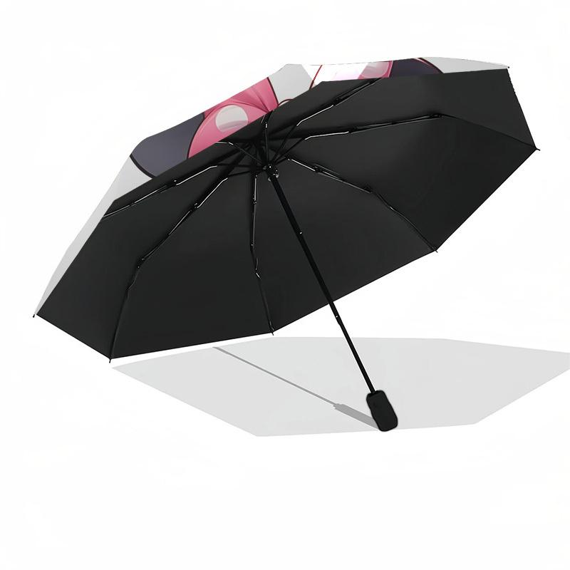 1pc Minnie Automatic Folding Umbrella, 8-Rib Durable Frame, Durable Foldable Design - Elegant Gift for Commute yy251210094