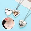 In My Heart Jewelry Forever and Always Chain Pendant Necklace Heart Shaped Photo Picture Locket