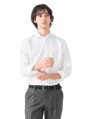 В:MING LIFE STORE от BEAMS Мужская рубашка COOLMAX® с обычным воротником, белая, размер M (92110385803)