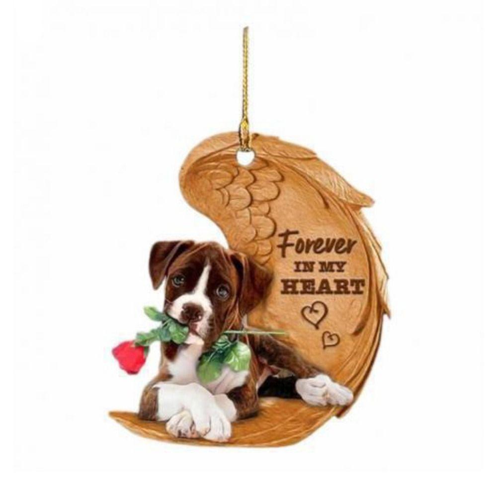 Подвесные украшения для собак 2D Подвеска для собак в машину Брелки для собак Брелок для собак в машину