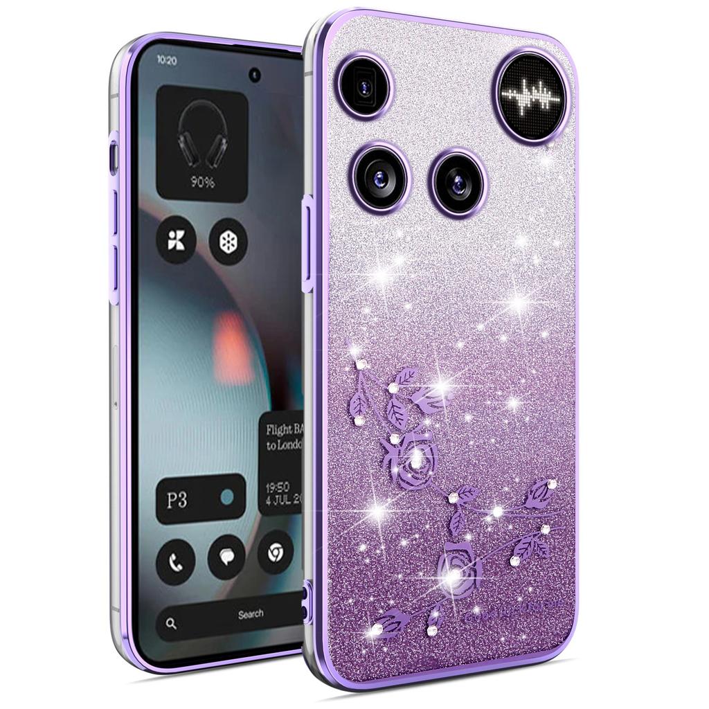 Ни за что Телефон (3) Чехол для 5G Цветок TPU Гибкий Градиентный Чехол для Телефона