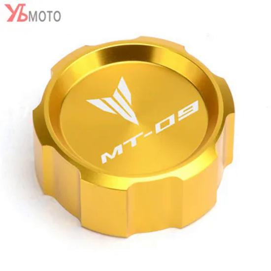 Для Yamaha MT-09 MT 09 mt09 FZ09 2014- (не для ) Мотоциклетные детали Передняя и задняя крышка бачка тормозной жидкости Крышка резервуара