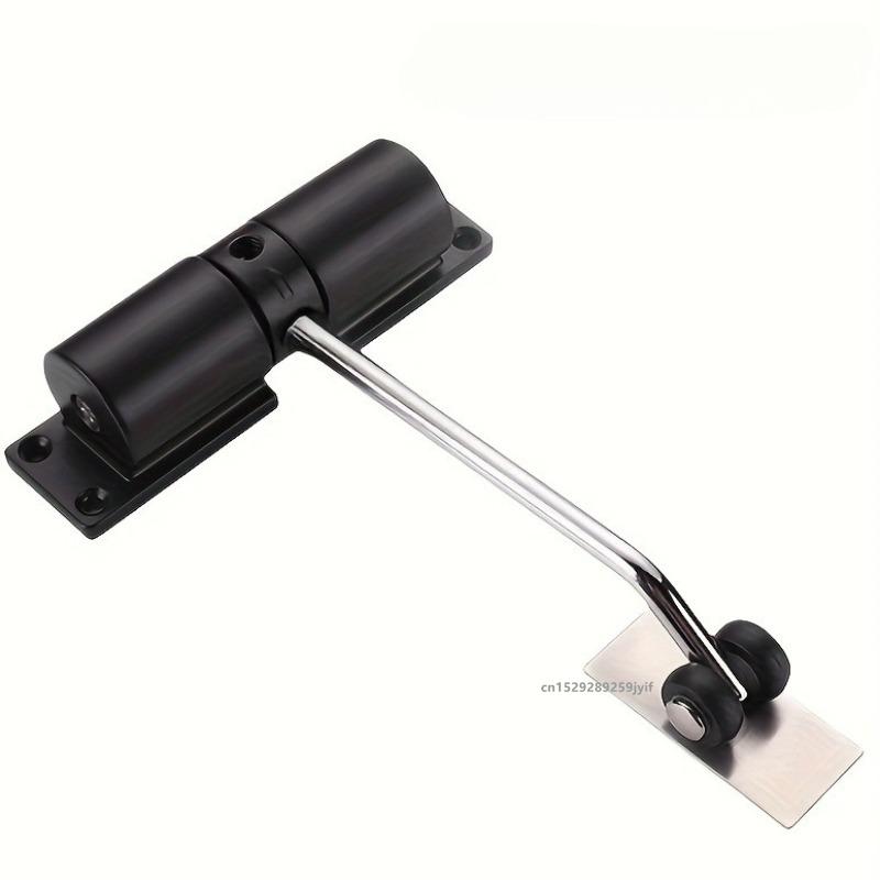 Automatic Door Closer Metal Adjustable Heavy Duty Safety Spring Silence Convert Hinged Door Interior Exterior Self-Closing