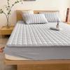 Водонепроницаемый стеганый наматрасник, защита от клещей, антибактериальный наматрасник, тисненый дизайн, постельное белье, простыня на подкладке