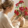 Faux Good Luck Fruits Artificial Berries Fruit Green Leaves Simulation Fruit Tree  Home Garden