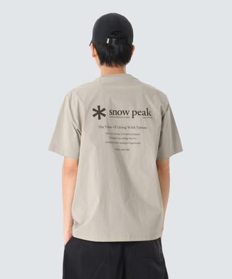 SNOWPEAK APPAREL Kland Гибридная футболка с коротким рукавом (S26Mmdts56) Светло-бежевый